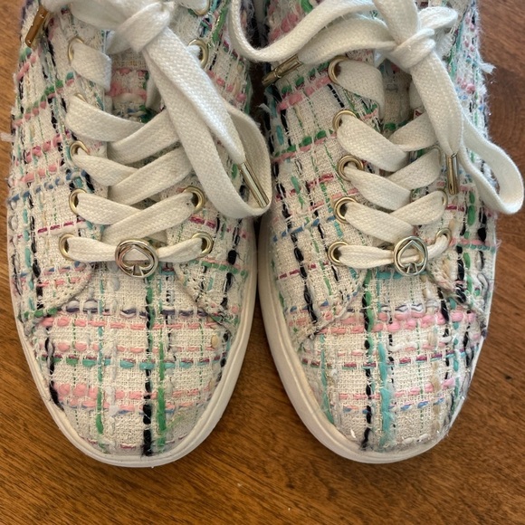 kate spade new york Lift Sneakers Multi Tweed Size 6B - Picture 3 of 7